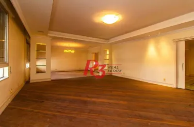 Apartamento com 5 dormitórios à venda, 532 m² - gonzaga - santos/sp