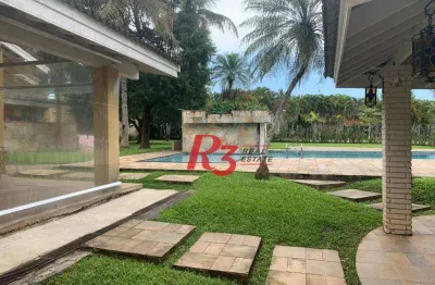 Casa com 5 dormitórios à venda, 371 m² - balneário praia do pernambuco - guarujá/sp