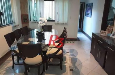 Casa à venda, 550 m² por r$ 2.250.000,00 - embaré - santos/sp