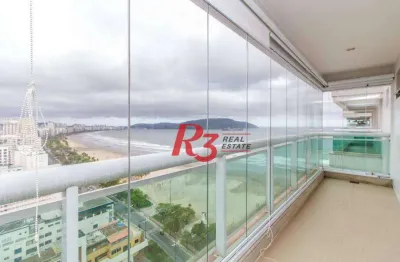 Apartamento à venda, 360 m² por r$ 8.150.000,00 - gonzaga - santos/sp