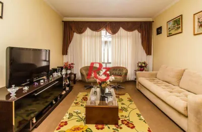 Apartamento com 2 dormitórios à venda, 100 m² - embaré - santos/sp