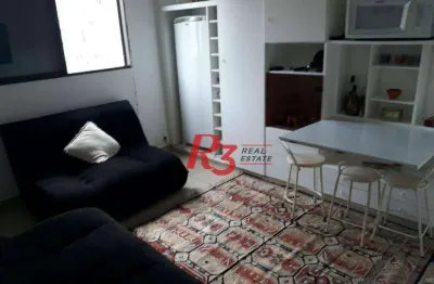 Apartamento com 1 dormitório à venda, 47 m² por r$ 250.000,00 - josé menino - santos/sp