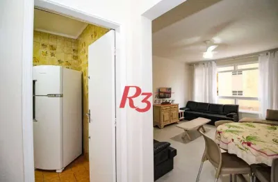 Apartamento com 3 dormitórios à venda, 150 m² - josé menino - santos/sp