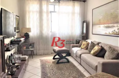 Cobertura à venda, 215 m² por r$ 900.000,00 - boqueirão - santos/sp