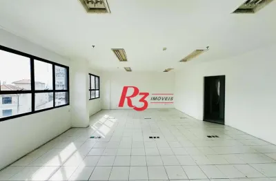 Sala, 76 m² - venda por r$ 300.000,00 ou aluguel por r$ 3.000,00/mês - centro - santos/sp