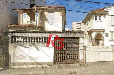 Terreno à venda na Rua Presidente Prudente de Moraes, 77, Vila Mathias, Santos