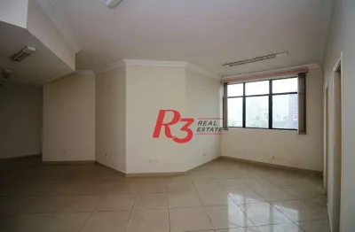 Sala comercial com 3 salas à venda na Avenida Ana Costa, 151, Gonzaga, Santos