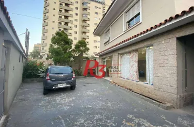 Casa, 450 m² - venda por r$ 12.000.000,00 ou aluguel por r$ 22.000,00/mês - gonzaga - santos/sp