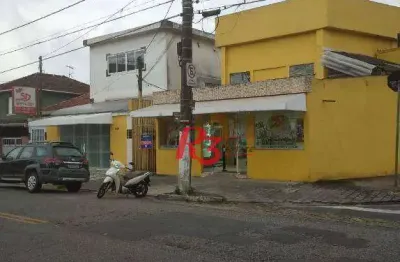 Galpão, 340 m² - venda por r$ 2.200.000,00 ou aluguel por r$ 12.626,74/mês - macuco - santos/sp