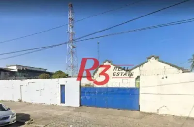 Terreno para alugar, 3909 m² por r$ 100.000,00/mês - vila matias - santos/sp