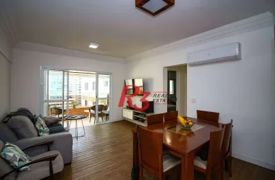 Apartamento à venda, 84 m² por r$ 1.050.000,00 - boqueirão - santos/sp