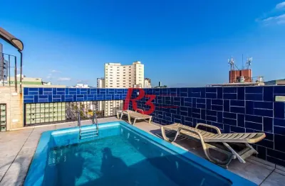 Cobertura com 2 dormitórios à venda, 167 m² por R$ 738.000,00 - Boa Vista - São Vicente/SP