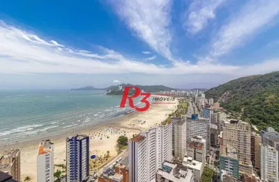 Cobertura com 3 dormitórios à venda, 258 m² por r$ 3.500.000,00 - josé menino - santos/sp