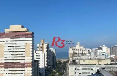 Cobertura à venda, 314 m² por r$ 2.750.000,00 - gonzaga - santos/sp