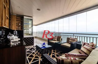 Apartamento com 3 dormitórios à venda, 326 m² - aviação - praia grande/sp
