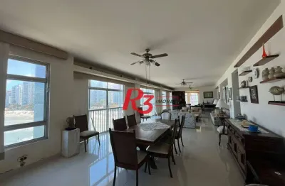Apartamento com 6 dormitórios à venda, 504 m² por r$ 1.500.000,00 - morro do maluf - guarujá/sp