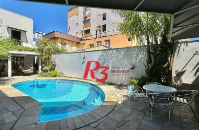 Casa com 7 dormitórios à venda, 498 m² por R$ 3.500.000,00 - José Menino - Santos/SP