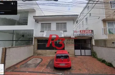 Casa, 500 m² - venda por r$ 6.000.000,00 ou aluguel por r$ 25.000,00/mês - marapé - santos/sp