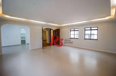 Apartamento com 4 dormitórios à venda, 334 m² por r$ 1.260.000,00 - boqueirão - santos/sp