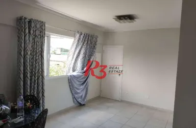 Apartamento à venda, 92 m² por r$ 425.000,00 - macuco - santos/sp