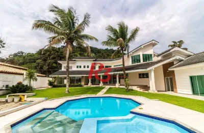 Casa com 5 dormitórios à venda, 1000 m² por r$ 13.400.000,00 - santo amaro - guarujá/sp