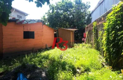 Terreno à venda na Rua Padre Gastão de Moraes, 107, Estuário, Santos