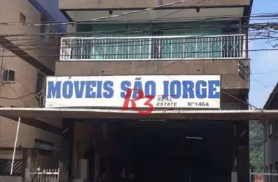 Loja para alugar, 550 m² - vila são jorge - são vicente/sp