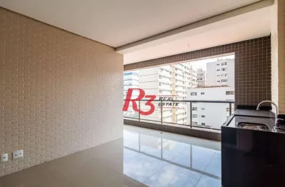 Apartamento à venda, 128 m² por r$ 1.650.000,00 - embaré - santos/sp
