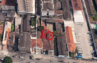 Terreno comercial para alugar na Rua Doutor Antônio Bento, 130, Vila Mathias, Santos