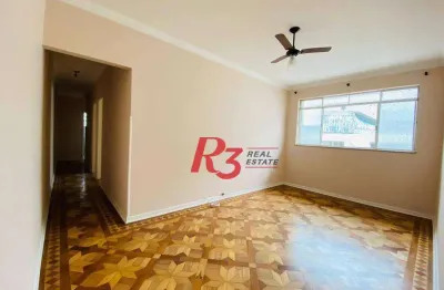 Apartamento à venda, 100 m² por r$ 450.000,00 - gonzaga - santos/sp