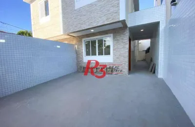 Sobrado com 3 dormitórios à venda, 120 m² por r$ 1.245.000,00 - boqueirão - santos/sp