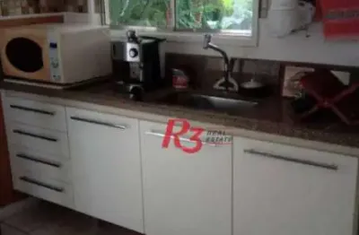 Sobrado com 3 dormitórios à venda, 100 m² - encruzilhada - santos/sp