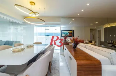 Apartamento garden à venda, 300 m² por r$ 3.800.000,00 - vila rica - santos/sp