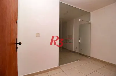 Sala para alugar, 55 m² por r$ 3.000,00/mês - centro - santos/sp