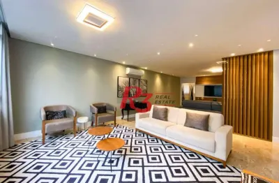Apartamento à venda, 233 m² por r$ 1.900.000,00 - embaré - santos/sp