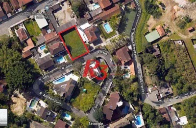 Terreno à venda, 700 m² por r$ 980.000,00 - morro de nova cintra - santos/sp
