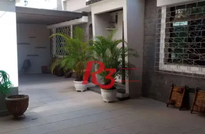 Casa com 4 dormitórios à venda, 420 m² por r$ 3.500.000,00 - ponta da praia - santos/sp