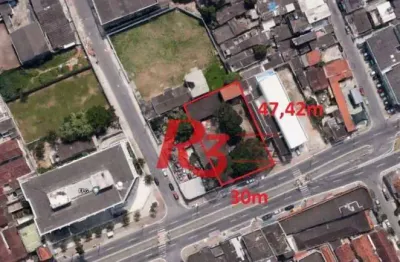 Terreno à venda, 1422 m² por r$ 6.500.000,00 - aviação - praia grande/sp