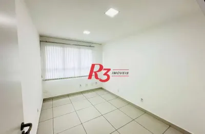 Conjunto para alugar, 80 m² por r$ 4.800,00/mês - macuco - santos/sp