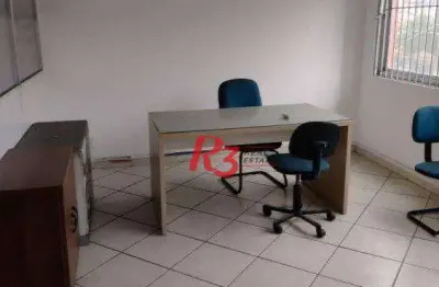 Conjunto para alugar, 210 m² por r$ 2.500,00/mês - centro - santos/sp
