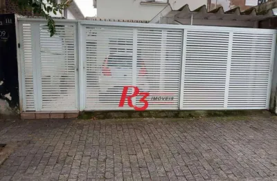 Casa com 4 dormitórios à venda, 196 m² por r$ 1.250.000,00 - embaré - santos/sp