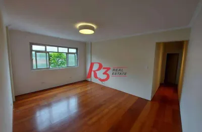 Apartamento com 2 dormitórios à venda, 75 m² por r$ 520.000,00 - marapé - santos/sp