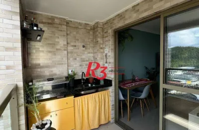 Apartamento com 2 dormitórios à venda, 62 m² por r$ 559.000,00 - boqueirão - praia grande/sp