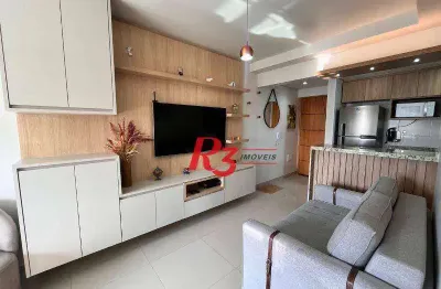 Apartamento à venda, 53 m² por r$ 780.000,00 - embaré - santos/sp