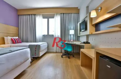 Flat com 1 quarto à venda na Avenida Marechal Floriano Peixoto, 241, Gonzaga, Santos