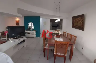 Apartamento à venda, 130 m² por r$ 1.300.000,00 - embaré - santos/sp