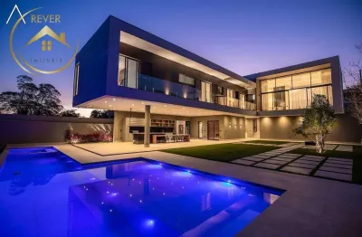Sobrado à venda em valinhos, joapiranga, com 4 suítes, com 643 m², condomínio vila lombarda
