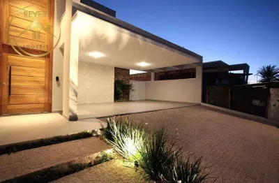 Casa à venda em campinas, loteamento mont blanc residence, com 3 suítes, com 350 m²