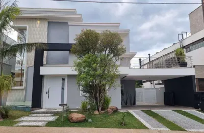 Sobrado à venda em campinas, loteamento parque dos alecrins, com 4 quartos, com 334 m²