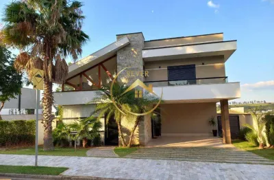 Sobrado à venda e para alugar em campinas, alphaville dom pedro, com 4 suítes, com 465 m²